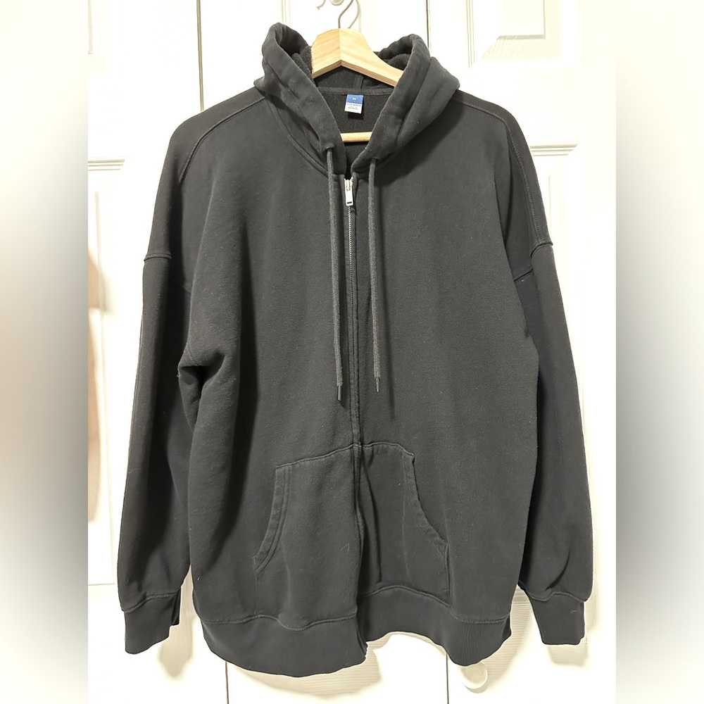 Old Navy Women’s Oversized Black Hoodie Size M
